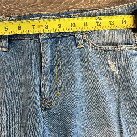 YUMMIE by Heather Thompson slim boyfriend size 25 worn once - Picture 9 of 12